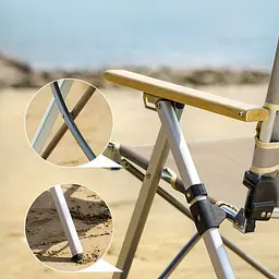 Крісло складане Naturehike NH17T003-Y, алюміній, бежевий - мініатюра 7