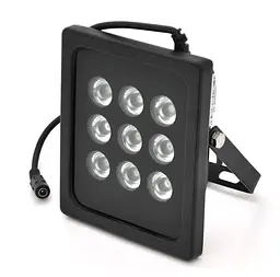 Инфракрасный прожектор ИК Voltronic GYIR90009 на 9 диодов, 12V, 9W, до 100м, угол обзора 90° - мініатюра 1