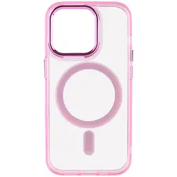 Чохол TPU Iris with MagSafe для Apple iPhone 14 Pro (6.1) Рожевий