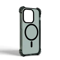 Чехол-накладка для Apple iPhone 13 Pro, Bounce, черный, матовый, противоударный защитный чехол из TPU с магнитом для беспроводной зарядки, защита всего корпуса, бортик вокруг дисплея, амортизирующие вставки, ArmorStandart (ARM75255) - мініатюра 2