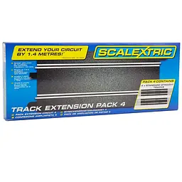 Пакет розширень гусениці 4 Scalextric 1/32 Track Extension Pack Standard Straight 4Pcs Scalextric 1:32
