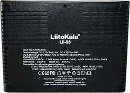 Зарядний пристрій LiitoKala Lii-S8 8 каналів Чорний (1480541549) - мініатюра 8