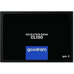 Накопичувач SSD Goodram CL100 GEN.3 2.5" SATAIII TLC 480GB (SSDPR-CL100-480-G3)