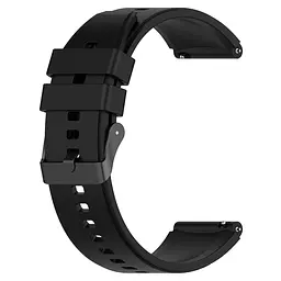 Ремінець для Samsung Galaxy Watch 5 Pro 45mm - чорний ширина кріплення 20мм силікон Watchbands GT (W45-3WB57315849) - мініатюра 4