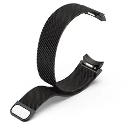 Ремінець для Samsung Galaxy Watch 5 Pro 45mm - чорний ширина кріплення 20мм металевий Watchbands Milanese Button (W42-6WB47561715) - мініатюра 5