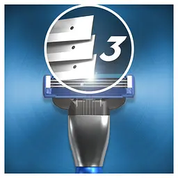 Бритва Gillette Mach3 Turbo 3D Motion з 2 змінними касетами - мініатюра 5