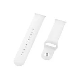 Силіконовий ремінець BeCover для Amazfit Stratos 1/2/2S/3/GTR 2/GTR 47mm/GTR Lite 47mm/Nexo/Pace White (706377) - мініатюра 3