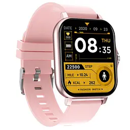 Смарт-годинник Smart Watch Y13 Bluetooth, встановлення власного фону. Колір рожевий - мініатюра 1