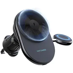 Автотримач із зарядним пристроєм MagSafe Wireless Charger XYJ S17 2 in 1   - мініатюра 4