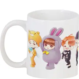 Кухоль GeekLand Bangtan Boys BTS Chibi Fan BTS.02.22 330 мл білий - мініатюра 3