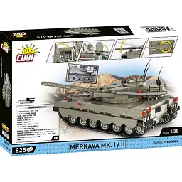 Конструктор Cobi Танк Merkava MK. I / II, масштаб 1:35, 825 деталей (COBI-2621) - мініатюра 2