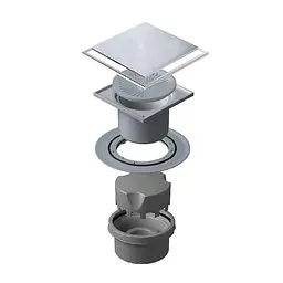 Душовий трап Pestan Confluo Plate Vertical 2в1 15х15 см (240159) - мініатюра 4