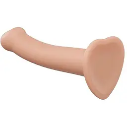 Насадка для страпона Strap-On-Me Dual Density Dildo Flesh M - мініатюра 3