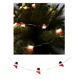 Гірлянда Chomik Струна Сніговик 2.2 м 20 LED Теплий білий (5900779880207) - мініатюра 2