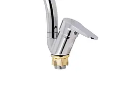 Змішувач Lidz на мийку хром для кухні Nicole 008F, Chrome (k35) LDNIC008FCRM21877 - мініатюра 3