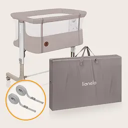 Приставне ліжечко Lionelo Aurora 3 в 1 Beige Taupe (LO-AURORA BEIGE TAUPE) - мініатюра 25