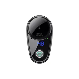 FM модулятор Baseus FM Launcher Locomotive 3.4 A 2 USB (CCHC000001) - мініатюра 3