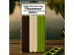 Набір Мотовил HARPOON 130x21x14мм (6шт/уп) мікс