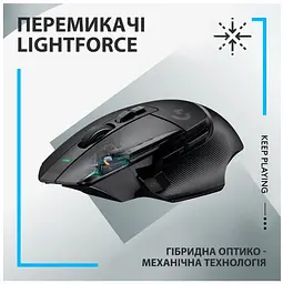 Миша G502 X LIGHTSPEED Black (910-006180) Logitech teh0022107 - мініатюра 5
