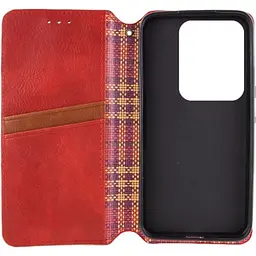 Чохол-книжка Rubic Leather Case для Redmi Note 13 Pro 5G/ Poco X6 5G Red [120837] - мініатюра 3