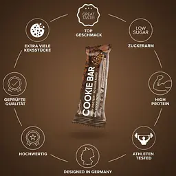 Протеїновий батончик IronMaxx Cookie Bar Шоколадний брауні 45 г - мініатюра 2