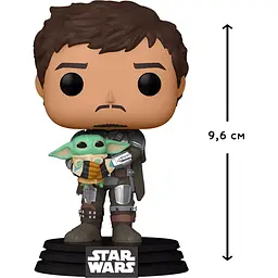 Фігурка Funko Pop! Star Wars: Мандалорець з Грогу 9.6см (54525) [117808] - мініатюра 4