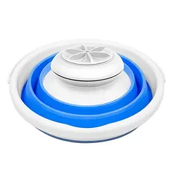 Туристична ультразвукова портативна міні пральна машинка Turbine Wash Ultrasonic + відро (1857390621) - мініатюра 5