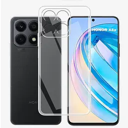 TPU чохол Epic Transparent 1,5mm Full Camera для Huawei Honor X8a Безбарвний (прозорий)
