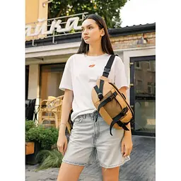 Велика жіноча поясна сумка бананка Sambag 38х21 см sum0027228