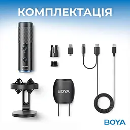 Мікрофон Boya K5-02 RGB Black K5-02) - мініатюра 4