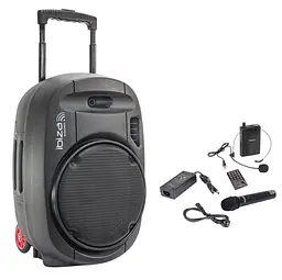 Портативная активная акустическая система IBIZA PORT12 UHF MKII TWS RMS 350W - мініатюра 1