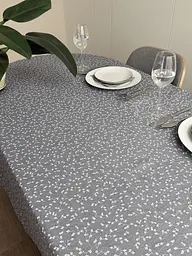 Скатертина столова Ecotton DUCK 150х170 см водовідштовхувальна сірий (V 11/ Grey) (25034) - мініатюра 2