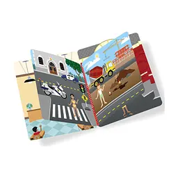 Набір для творчості Melissa & Doug Об'ємні багаторазові наліпки Професії (MD9426) - мініатюра 3