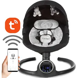 Заколисуючий центр Kidwell 2в1 REVE Black/Silver - мініатюра 2