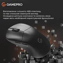 Мишка GamePro Genesis Avenger Wireless/Bluetooth/USB Black (GM096B) - мініатюра 8