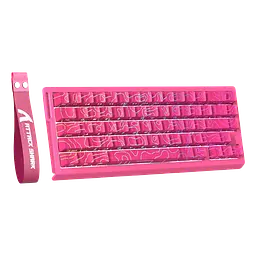 Клавіатура Attack Shark X68 HE Contours Side Printed RGB Pink - мініатюра 3