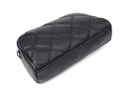 Жіноча сумка прошита ромбами з натуральної шкіри Vintage 23×14×7 см sum0027520 - мініатюра 5