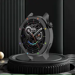 Безель металевий Sikai для смартгодинника Xiaomi Watch S3/S4 Black-multicolor + захисне склоSikaiSikai - мініатюра 7