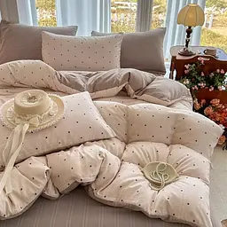 Постільна білизна двоспальна муслін Colorful Home Ptint 6 21132 180х220 см