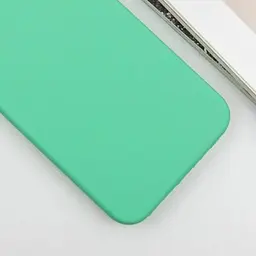 Чохол Silicone Cover Ummi Lakshmi Full Camera (AA) для Xiaomi Redmi Note 14 4G (Int. version) Ментоловий / Mint - мініатюра 3