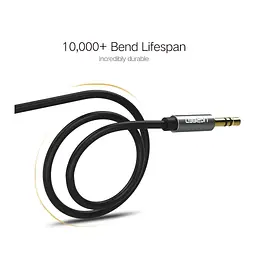 Кабель мультимедійний 3.5mm M to 3.5mm M 3.0m AV119 black Ugreen (10736) - мініатюра 7