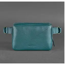 Шкіряна поясна сумка Dropbag Mini зелена