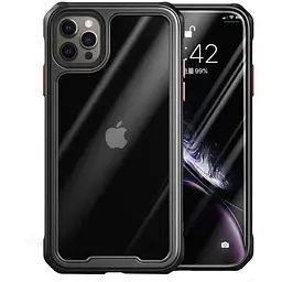 Протиударний бампер чохол Primolux Refraction Case для смартфона Apple iPhone 12 / iPhone 12 Pro Black - мініатюра 2