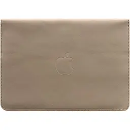 Шкіряний чохол-конверт BlankNote на магнітах для MacBook 13 Світло-бежевий