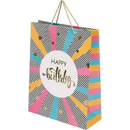 Пакет подарунковий HAPPY BIRTHDAY DW0510X25 Різнокольоровий shop (2000990854827) - мініатюра 4