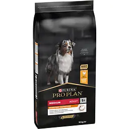 Сухий корм Purina Pro Plan Medium Adult 1+ Everyday Nutrion для дорослих собак середніх порід з куркою 14 кг (12375801) - мініатюра 2