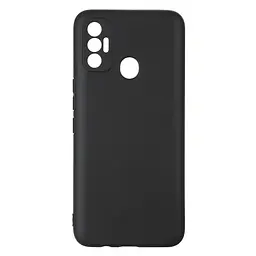 Чехол-накладка для смартфона TECNO Spark 7 (KF6n) противоударный, силиконовый, термополиуретановый (ТПУ), с защитой камеры и корпуса, черный, защита всего корпуса, ArmorStandart (ARM59514)