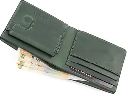 Чоловічий шкіряний портмоне GRANDE PELLE 11х9х2 см acs0024465 - мініатюра 4