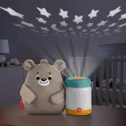 Музичний нічник 3 в 1 Fisher-Price Ведмедик з ліхтариком (GRR00) - мініатюра 7