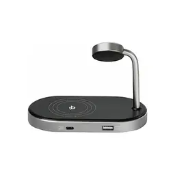 Зарядний пристрій Verbatim 3in1 Apple Watch and iPhone Charging Stand (49556) - мініатюра 4